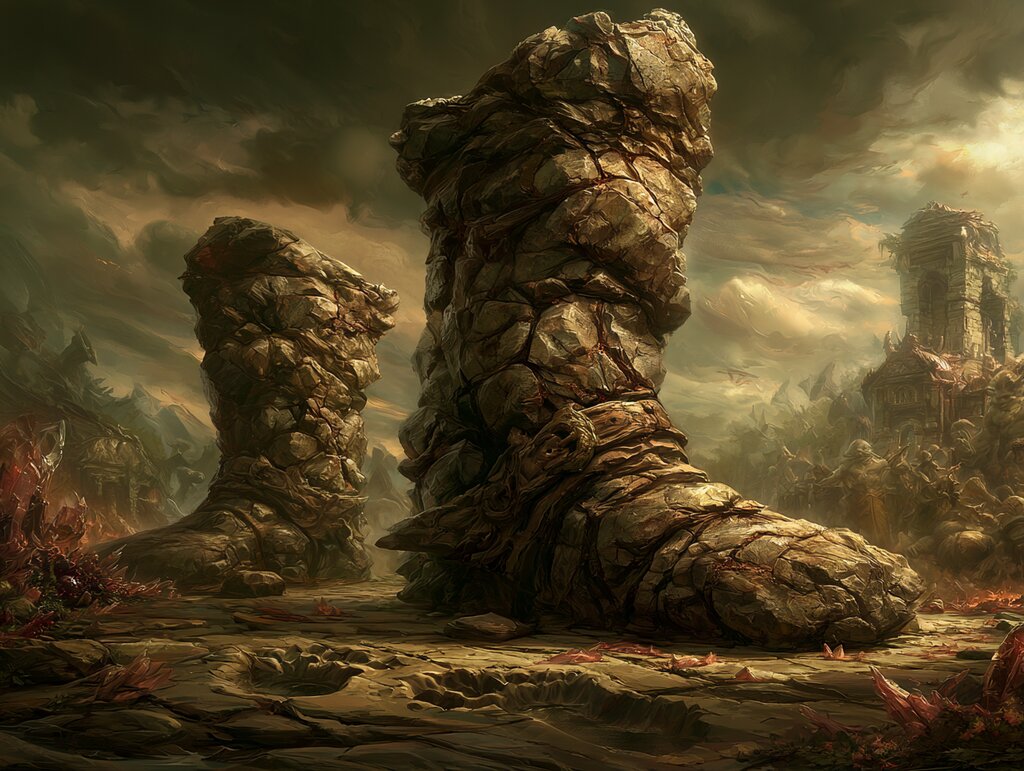 Kothornoi des Titans