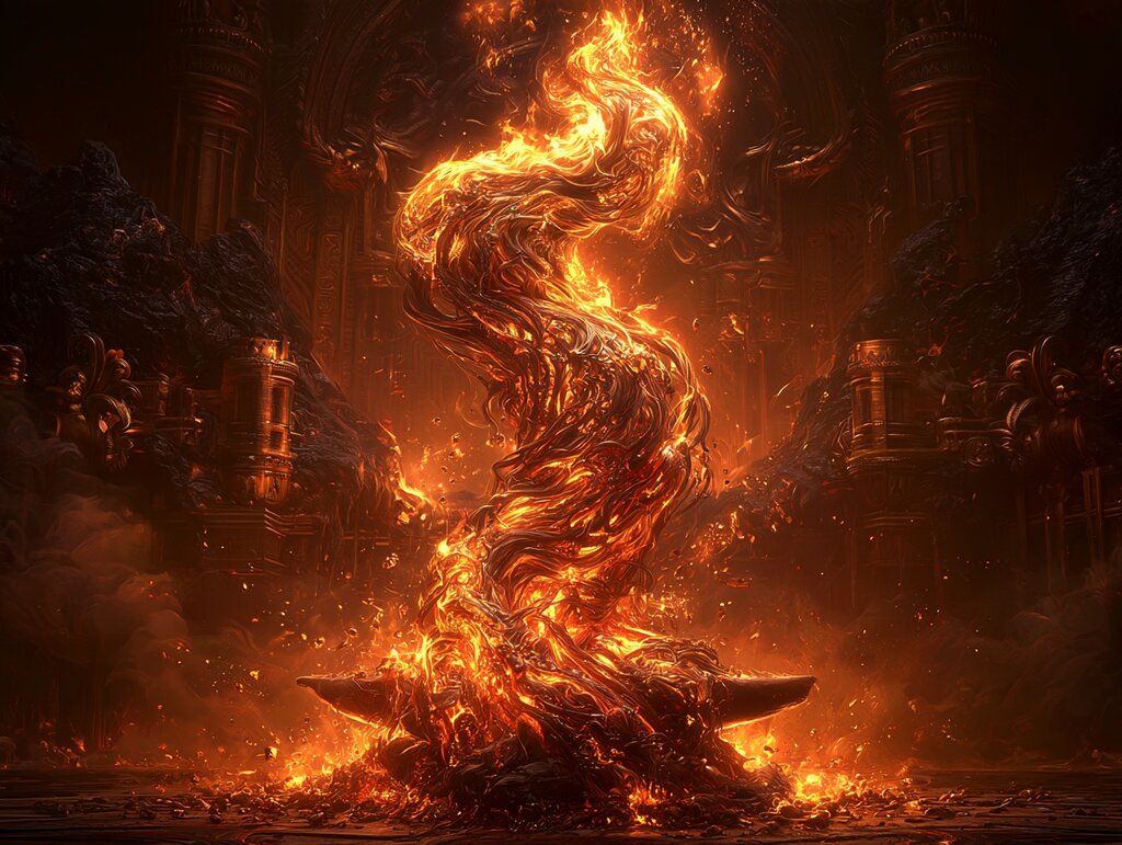 Flamme d'Héphaïstos