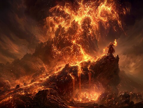 Flamme d'Étna