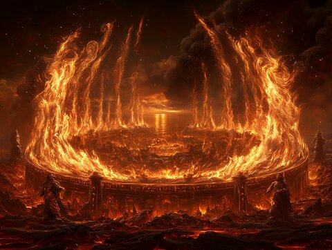 Feu de Lemnos